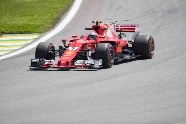 November 10, 2017 - Sao Paulo, Sao Paulo, Brazil - 7 KIMI RAIKKONEN (FIN) of Scuderia Ferrari, drives during the free training day for the Formula One Grand Prix of Brazil at Interlagos circuit, in Sao Paulo, Brazil. The grand prix will be celebrated next Sunday, November 12. Formula One Grand Prix of Brazil 2017 free practice - ZUMAl146 20171110_zaf_l146_040 Copyright: xPauloxLopesx