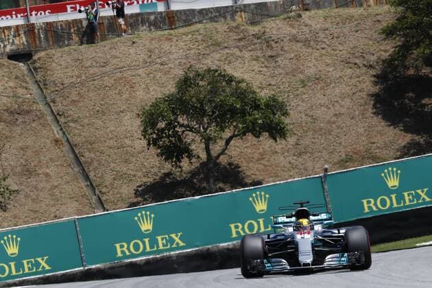Motorsports: FIA Formula One World Championship WM Weltmeisterschaft 2017, Grand Prix of Brazil, 44 Lewis Hamilton (GBR, Mercedes AMG Petronas F1 Team), Sao Paulo Brazil
