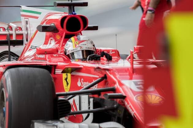 November 10, 2017 - Sao Paulo, Sao Paulo, Brazil - 5 SEBASTIAN VETTEL (GER) of Scuderia Ferrari, during the free training day for the Formula One Grand Prix of Brazil at Interlagos circuit, in Sao Paulo, Brazil. The grand prix will be celebrated next Sunday, November 12. Formula One Grand Prix of Brazil 2017 free practice - ZUMAl146 20171110_zaf_l146_089 Copyright: xPauloxLopesx
