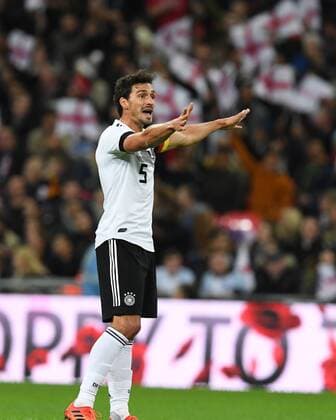 Soccer Mens National Friendlies International Friendlies England Germany 10 11 2017 Wembley Stadium London Mats Hummels Germany