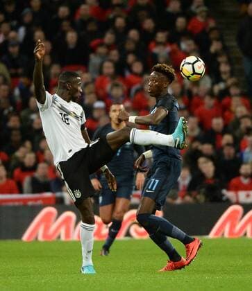 Football Mens Season 2017 2018 Test match in London England Germany v l Antonio Rüdiger Germany Tammy Abraham England 10 11 2017 Copyright: xMichaelxHundtx xMatthiasxKochx