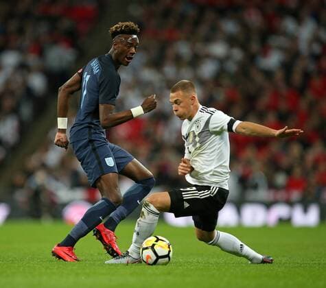 10 11 2017 Soccer International Friendlies England Germany at Wembley National Stadium London v l Tammy Abraham England v Joshua Kimmich Germany