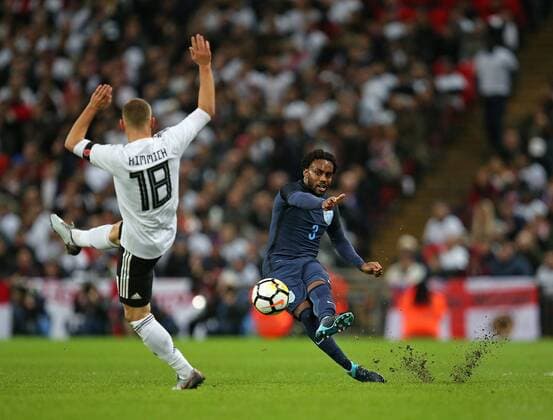 10 11 2017 International Team England England at Wembley National Stadium London v Joshua Kimmich Germany v Danny Rose England