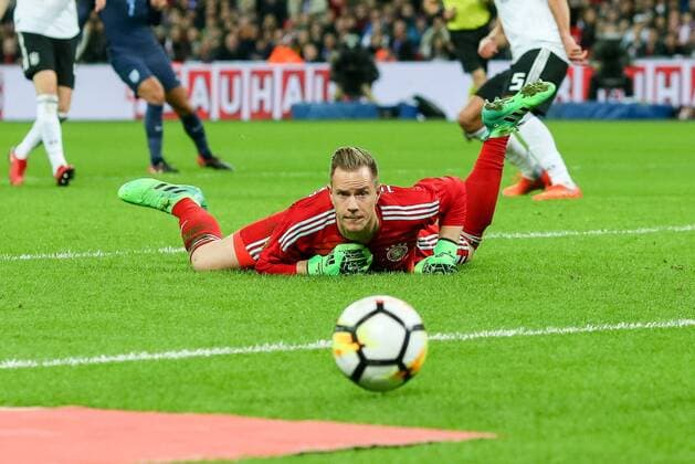 London England 10 11 2017 Laenderspiel England Germany Goalkeeper Marc André ter Stegen GER in action DeFodi048