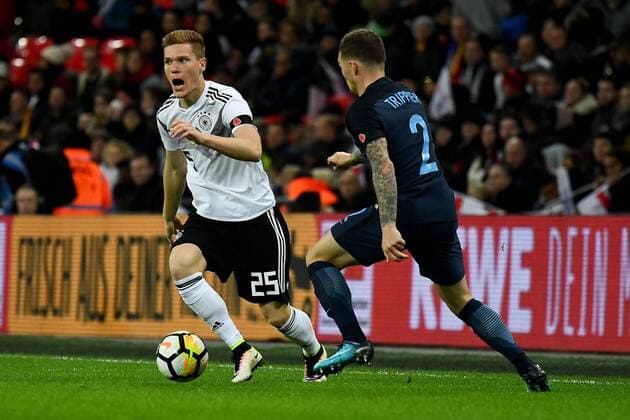10 11 2017 xfux Football Laender match Friendly match England Germany emspor v l Marcel Halstenberg German national football team DFB Kieran Trippier England London
