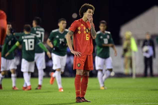 Axel Witsel midfielder of Belgium looks dejected FOOTBALL : Belgique vs Mexique - Amical - Bruxelles - 10 11 2017 PhotoNews Panoramic  775065357