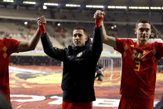Eden Hazard midfielder of Belgium FOOTBALL : Belgique vs Mexique - Amical - Bruxelles - 10 11 2017 PhotoNews Panoramic  775065357