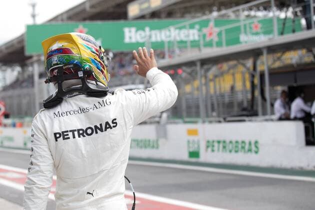 November 10, 2017 - Sao Paulo, Brazil - 44 LEWIS HAMILTON (GBR) of Mercedes AMG Petronas F1 Team, during the free training day for the Formula One Grand Prix of Brazil at Interlagos circuit, in Sao Paulo, Brazil. The grand prix will be celebrated next Sunday, November 12. F1 2017: Brazil Grand Prix: Practice - ZUMAl146 20171110_zaf_l146_095 Copyright: xPauloxLopesx