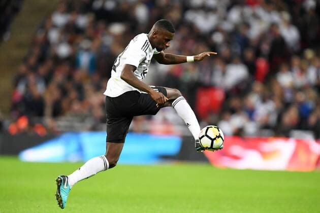 Football Men National Team International Friendlies England Germany 10 11 2017 Wembley Stadium London Antonio Rüdiger Germany Promotion Single shot