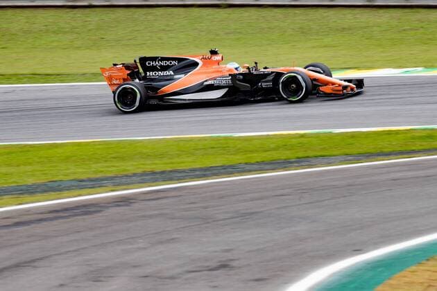 November 11, 2017 - Sao Paulo, Sao Paulo, Brazil - 14 FERNANDO ALONSO, of McLaren Honda, drives during the free training for the Formula One Grand Prix of Brazil at Interlagos circuit, in Sao Paulo, Brazil. The grand prix will be celebrated next Sunday, November 12. Formula One Grand Prix of Brazil 2017 - ZUMAl146 20171111_zaf_l146_068 Copyright: xPauloxLopesx