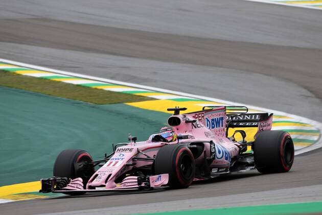 11.11.2017 - Qualifying, Sergio Perez (MEX) Sahara Force India F1 VJM010 Brazilian Grand Prix, Sao Paulo, Interlagos 9 - 12 November 2017 11.11.2017 - Qualifying, Sergio Perez (MEX) Sahara Force India F1 VJM010 