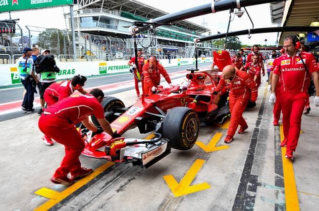 Sebastian Vettel Scuderia Ferrari formula 1 GP Brazil in Sao Paulo Interlagos 12 11 2017 Photo mspb Duda Bairros Sebastian Vettel Formula 1 GP Brazil