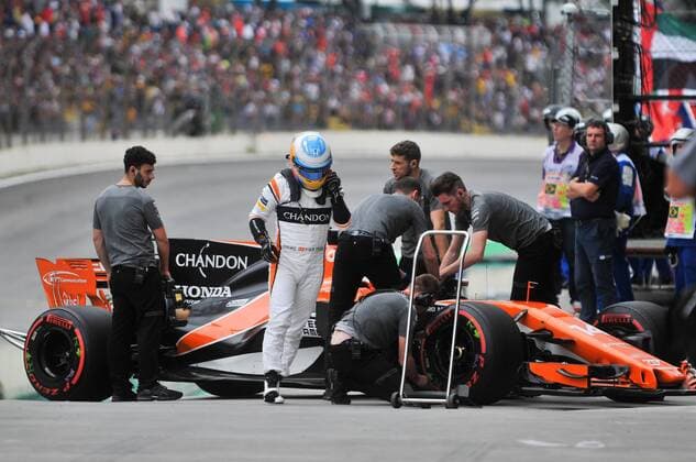 Fernando Alonso McLaren Honda formula 1 GP Brazil in Sao Paulo Interlagos 12 11 2017 Photo mspb Duda Bairros Fernando Alonso formula 1 GP Brazil