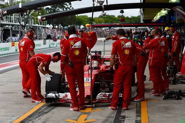 Sebastian Vettel Scuderia Ferrari formula 1 GP Brazil in Sao Paulo Interlagos 12 11 2017 Photo mspb Jerry Andre Sebastian Vettel Formula 1 GP Brazil