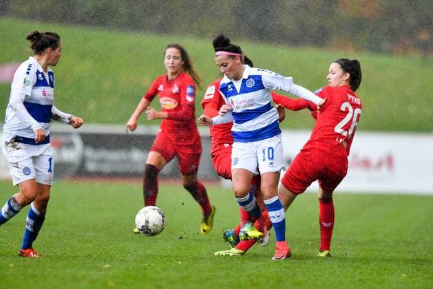 Sofia Nati MSV 10 can prevail against two opponents Football Alliance Women Bundesliga MSV Duisburg 1 FC Cologne xmkx