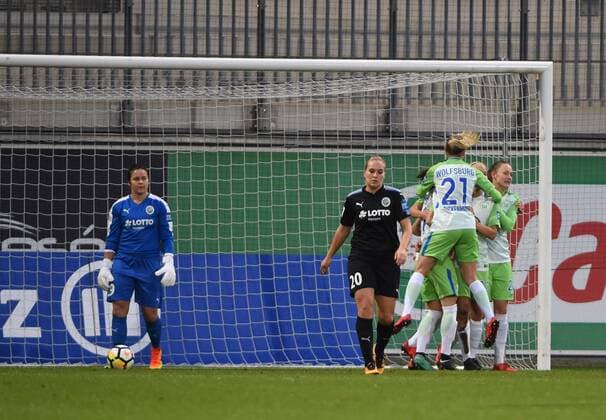 1 0 171112 WOLFSBURG GERMANY Football Alliance Women Bundesliga 8 Gameday VfL Wolfsburg vs 1 FFC Frankfurt on 12 November 2017 in AOK Stadium in Wolfsburg Germany. Pernille Harder Wolfsburg 22 1 0 171112 WOLFSBURG GERMANY xPW001F2Px