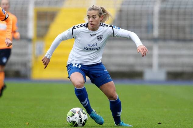 GER 1 Bundesliga Women FF USV Jena vs TSG Hoffenheim 12 11 17 Jena Ernst Abbe Sportfeld GER Allianz Women Bundesliga 1 Bundesliga Women Season 2017 2018 08 Round FF FF JV vs TSG Hoffenheim im Bild Amelia Pietrangelo Jena