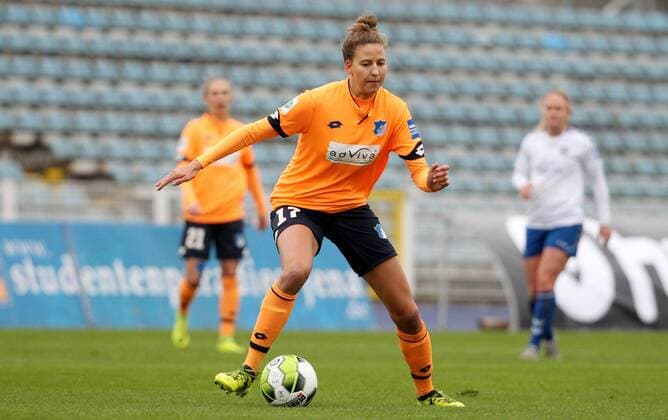 GER 1 Bundesliga Women FF USV Jena vs TSG Hoffenheim 12 11 17 Jena Ernst Abbe Sportfeld GER Allianz Women Bundesliga 1 Bundesliga Women Season 2017 2018 08 Round FF FF JV vs TSG Hoffenheim on the picture Franziska Harsch Hoffenheim