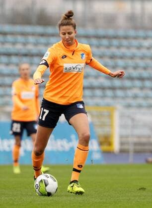 GER 1 Bundesliga Women FF USV Jena vs TSG Hoffenheim 12 11 17 Jena Ernst Abbe Sportfeld GER Allianz Women Bundesliga 1 Bundesliga Women Season 2017 2018 08 Round FF FF JV vs TSG Hoffenheim on the picture Franziska Harsch Hoffenheim