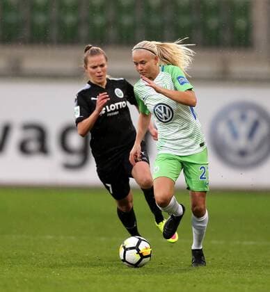 v Gidion Margarita 1 FFC Frankfurt Pernille Harder VfL Wolfsburg