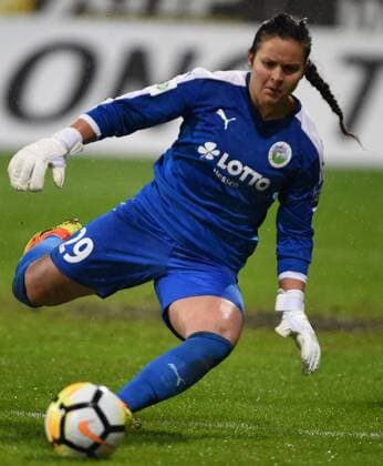 Torfrau Bryane Heaberlin 29 Frankfurt 171112 WOLFSBURG GERMANY Soccer Allianz Women Bundesliga 8 Gameday VfL Wolfsburg vs 1 FFC Frankfurt on 12 November 2017 in AOK Stadium in Wolfsburg Germany xPW001F2Px