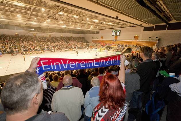 Handball Handball 3 Liga Nord 2017 2018 Handball Sportverein Hamburg vs DHK Flensborg One club one Goals Fans Sporthalle Hamburg Hamburg