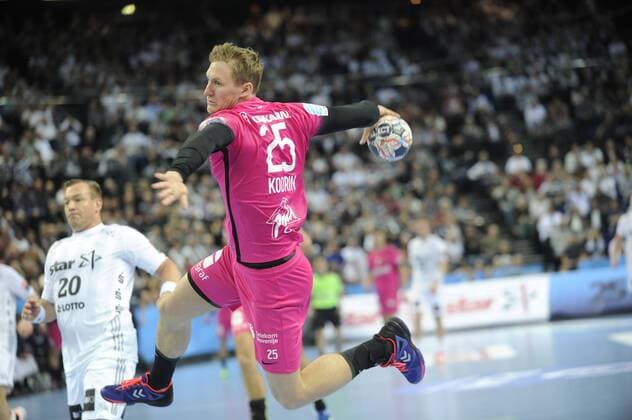 Tilen Kodrin RK Celje THW Kiel vs RK Celje Handball EHF Champions League Group Stage 12 11 17 Kiel Schleswig Holstein Germany Sparkassen Arena Copyright: xAgentur54Gradx xJoergxLuehnx