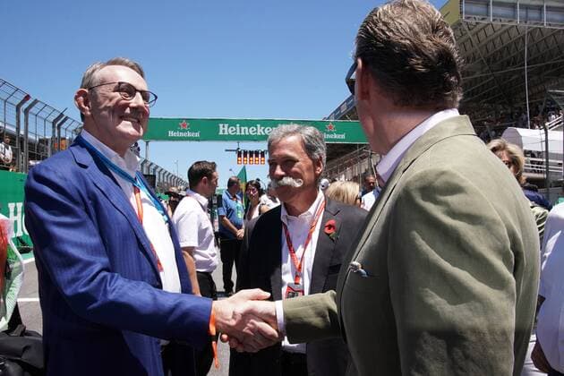 12.11.2017 - Race, Chase Carey (USA) Formula One Group Chairman Brazilian Grand Prix, Sao Paulo, Interlagos 9 - 12 November 2017 12.11.2017 - Race, Chase Carey (USA) Formula One Group Chairman 