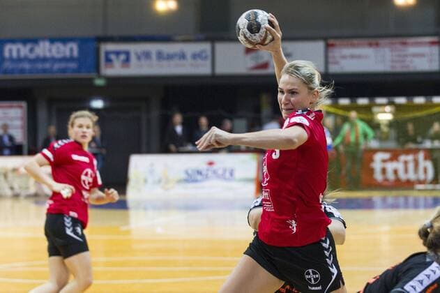 Handball Bundesliga TSV Bayer 04 Leverkusen vs HSG Bad Wildungen Vipers 19 17 Handball Bundesliga TSV Bayer 04 Leverkusen vs HSG Bad Wildungen Vipers 19 17 on 12 11 2017 Leverkusen Ostermann Arena Germany Photo Ralf Kardes Elf Civil Jurgutyte 3 RM xrkx