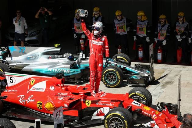 Motorsports: FIA Formula One World Championship WM Weltmeisterschaft 2017, Grand Prix of Brazil, 5 Sebastian Vettel (GER, Scuderia Ferrari), Sao Paulo Brazil