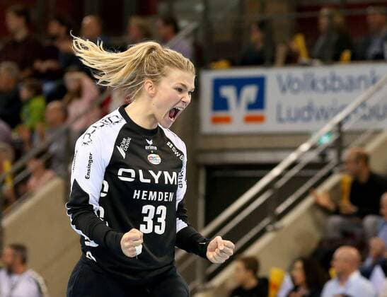 Ludwigsburg Handball EHF Champions League SG BBM Bietigheim vs MNE Buducnost Tess Wester BBM cheers