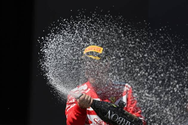 12.11.2017 - Race, Sebastian Vettel (GER) Scuderia Ferrari SF70H race winner Brazilian Grand Prix, Sao Paulo, Interlagos 9 - 12 November 2017 12.11.2017 - Race, Sebastian Vettel (GER) Scuderia Ferrari SF70H race winner 