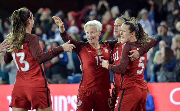 November 12, 2017 - San Jose, CA, USA - San Jose, CA - Sunday November 12, 2017: Carli Lloyd celebrates during an International Friendly Länderspiel match between the Women s National teams of the United States (USA) and Canada (CAN) at Avaya Stadium. Carli Lloyd celebrates - ZUMAt139 20171112_zaa_t139_035 Copyright: xJohnxToddx