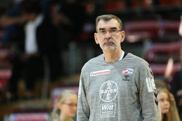 Goalkeeper Trainer Andreas Thiel Leverkusen at the match Bayer 04 Leverkusen vs Bad Wildungen Vipers Handball Women 1 Bundesliga 12 11 2017 Leverkusen Copyright: xHommes Eibner-Pressefotox EP_MHS