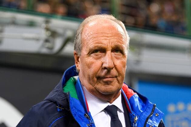 Fußball, WM Playoffs, Italien - Schweden 171113 Italiens förbundskapten Gian Piero Ventura under fotbollsmatchen i VM-kvalets play-off mellan Italien och Sverige den 13 november 2017 i Milano.  Copyright: JOELxMARKLUND BB171113JM007