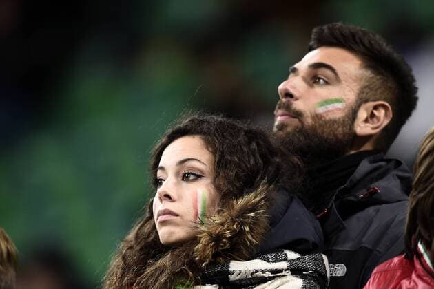 Fußball, WM Playoffs, Italien - Schweden Db Milano 13 11 2017 - spareggio qualificazione Mondiali Russia 2018 Italia-Svezia foto Daniele Buffa Image nella foto: delusione tifosi Italia 
