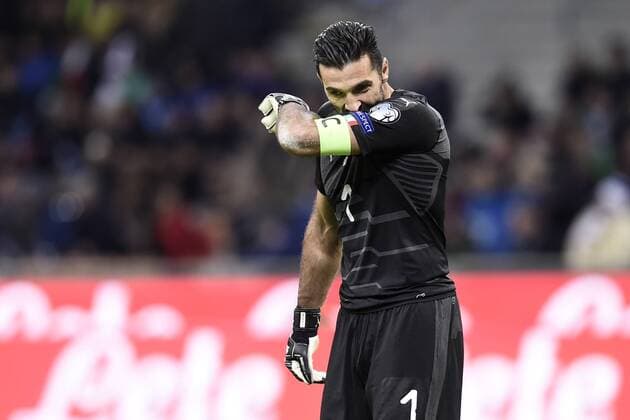 Fußball, WM Playoffs, Italien - Schweden Db Milano 13 11 2017 - spareggio qualificazione Mondiali Russia 2018 Italia-Svezia foto Daniele Buffa Image nella foto: Gianluigi Buffon 