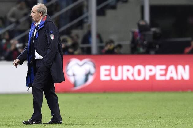Fußball, WM Playoffs, Italien - Schweden Db Milano 13 11 2017 - spareggio qualificazione Mondiali Russia 2018 Italia-Svezia foto Daniele Buffa Image nella foto: Gian Piero Ventura 