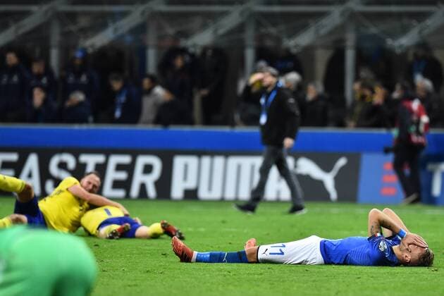Fußball, WM Playoffs, Italien - Schweden Milano 13-11-2017 Italy Sweden playoff world cup 2018 Nella Foto Photo Fotografo01  Copyright: xFotografo01x xIPAx xFotografo01x