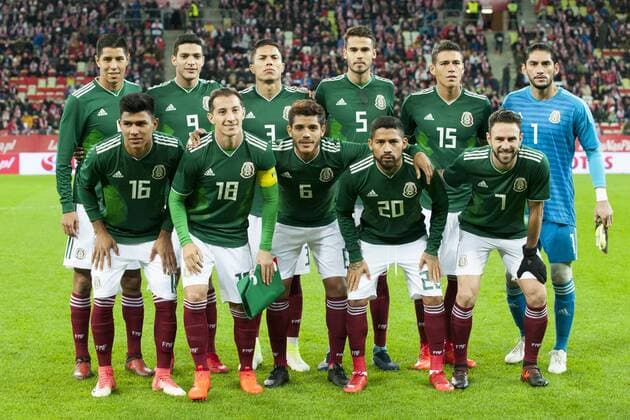 November 13, 2017 - Gdansk, Poland - The national football team of Mexico pictured during the International Friendly Länderspiel match between Poland and Mexico at Energa Stadium in Gdansk, Poland on November 13, 2017 Poland v Mexico: International Friendly  - ZUMAn230 20171113_zaa_n230_651 Copyright: xAndrewxSurmax