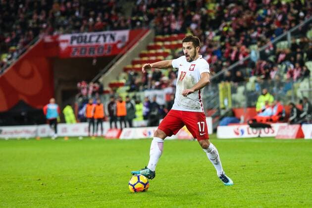 November 13, 2017 - Gdansk, Poland - Maciej Makuszewski (POL) during the International Friendly Länderspiel match between Poland and Mexico at Energa Stadium in Gdansk, Poland on November 13, 2017. Poland v Mexico: International Friendly  - ZUMAn230 20171113_zaa_n230_691 Copyright: xFotoxOlimpikx