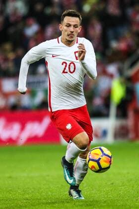 November 13, 2017 - Gdansk, Poland - Rafal Wolski (POL) during the International Friendly Länderspiel match between Poland and Mexico at Energa Stadium in Gdansk, Poland on November 13, 2017. Poland v Mexico: International Friendly  - ZUMAn230 20171113_zaa_n230_701 Copyright: xFotoxOlimpikx