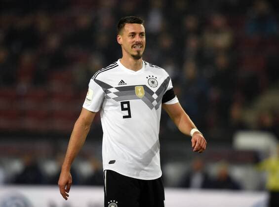 Germany France 14 11 2017 Sandro Wagner ger going laughs HM