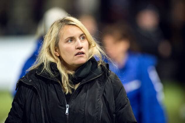 171115 Chelseas tränare Emma Hayes inför fotbollsmatchen i Champions League mellan Rosengard och Chelsea den 15 november 2017 i Malmö.  Copyright: LUDVIGxTHUNMAN BB171115LT004
