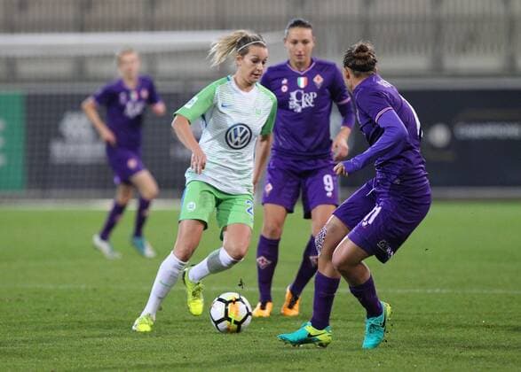 Wolfsburg vs Florence CL Women Wolfsburg Germany 15 11 2017 FOOTBALL VfL Wolfsburg vs ACF Florence 1 16 Final UEFA Womens Champions League Season 2017 18 Image shows Lena Goeßling VfL Wolfsburg Wolfsburg