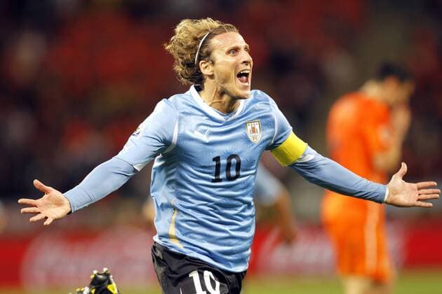 wk2010 wk 2010 kaapstad 06-07-2010 1 2 finale nederland - uruguay diego forlan na de 1-1 nederland - uruguay *** wk2010 wk 2010 cape town 06 07 2010 1 2 finale the Netherlands uruguay diego forlan after the 1 1 netherlands uruguay 