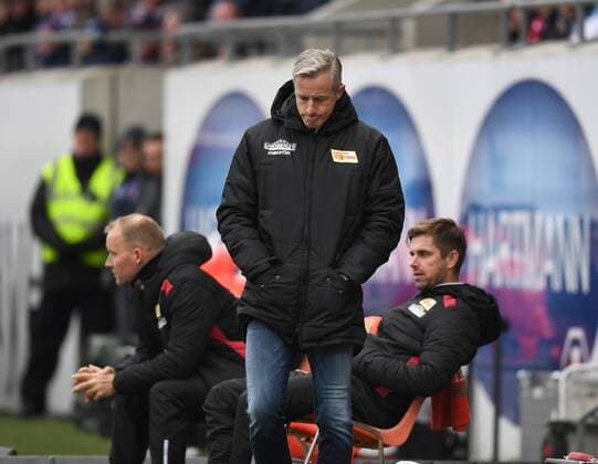 Soccer Men 2 Bundesliga Season 2017 2018 14 Matchday 1 FC Heidenheim 1846 1 FC Union Berlin Coach Jens Keller 1 FC Union Berlin back v l Co Manager Henrik Pedersen 1 FC Union Co Manager Sebastian Bönig 1 FC Union 18 11 2017 Copyright: xMatthiasxKochx