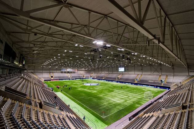 171118 General view of Telenor Arena ahead of the cup final match between Avaldsnes and Valerenga on November 18, 2017 in Oslo. Photo: Vegard Wivestad Gr¿tt BILDBYRN kod VG 170059  Copyright: VEGARDxWIVESTADxGR¯TT BB171118BB201