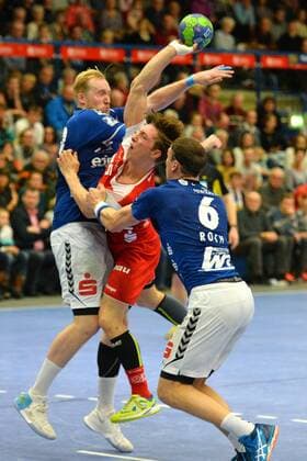 EHV Aue vs EHV Aue vs TUSEM Essen 18 11 2017 2 Handball Bundesliga Loessnitz Copyright: xEibner-Pressefoto BertxHarzerx EP_BHR