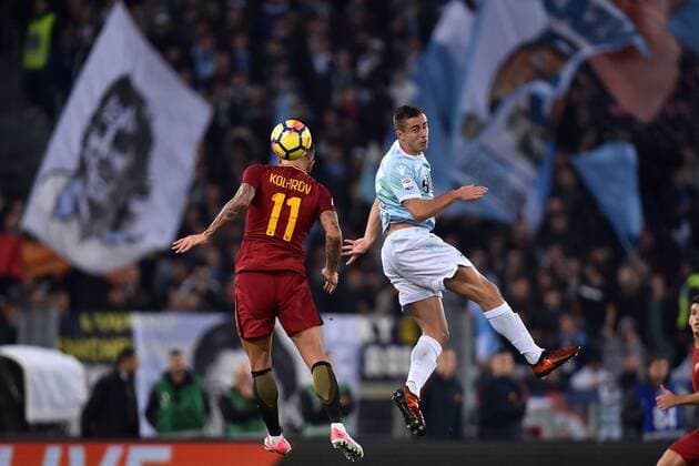 Bilder des Tages - SPORT Adam Marusic Lazio, Aleksandar Kolarov Roma Roma 18-11-2017 Stadio Olimpico Calcio Serie A 2017 2018 AS Roma - Lazio Foto Andrea Staccioli Insidefoto andreaxstaccioli